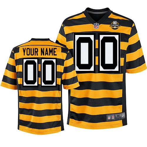 Nike New Pittsburgh Steelers Customized Yellow/Black Stitched Youth NFL Jersey